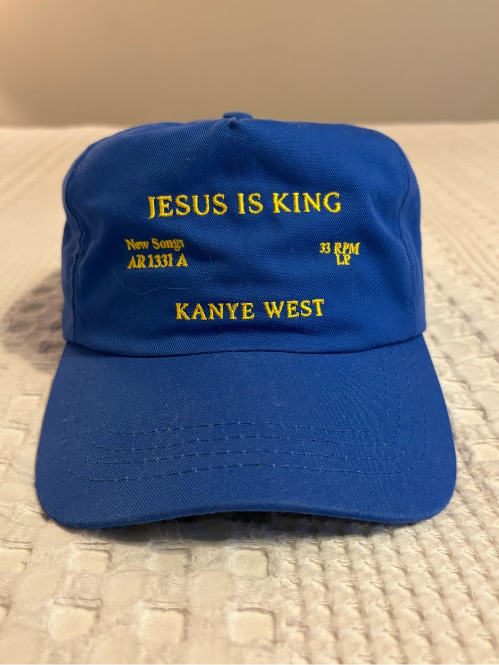 Kanye West 'Jesus Is King' Embroidered Baseball Cap